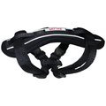 Petpurifiers Mountaineer Chest Compression Adjustable Reflective Easy Pull Dog Harness, Black - Small PE2640441